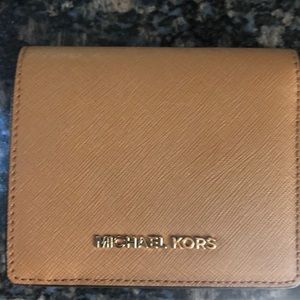 SALE!! NWOT Michael Kors Tan Wallet